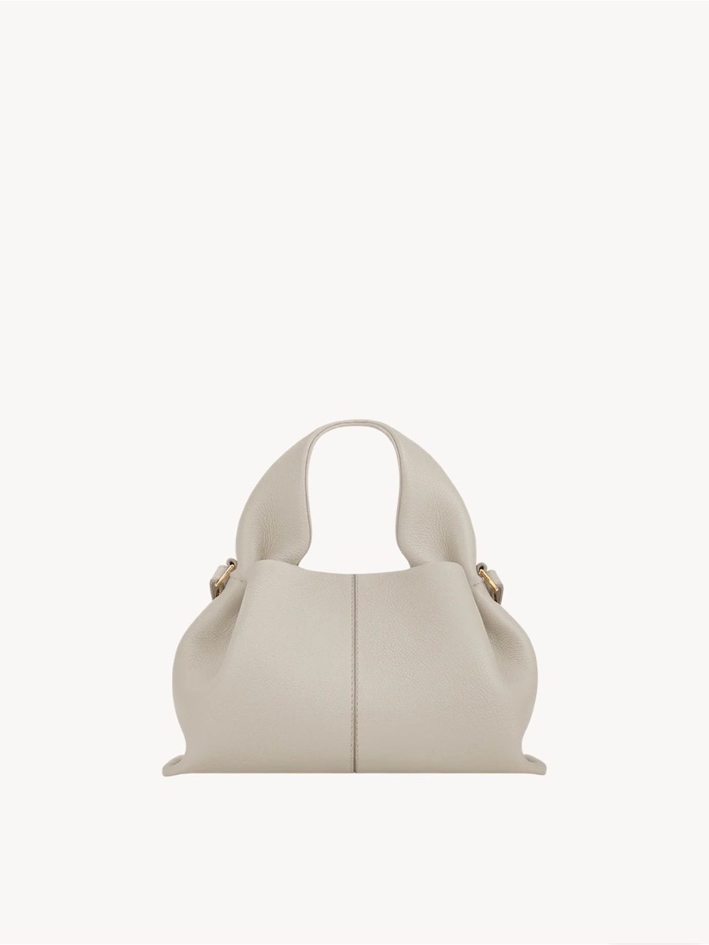 Polene Paris Numero Neuf Mini edition Textured Chalk White bag Dumpling